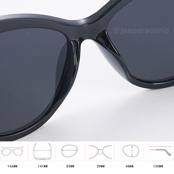 MONDAY MORNING Oversize Cat Eye Sunglasses - Picture 5 of 6